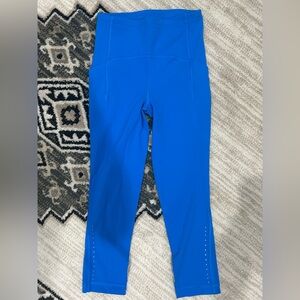 Lululemon Athletica Electric Blue Leggings